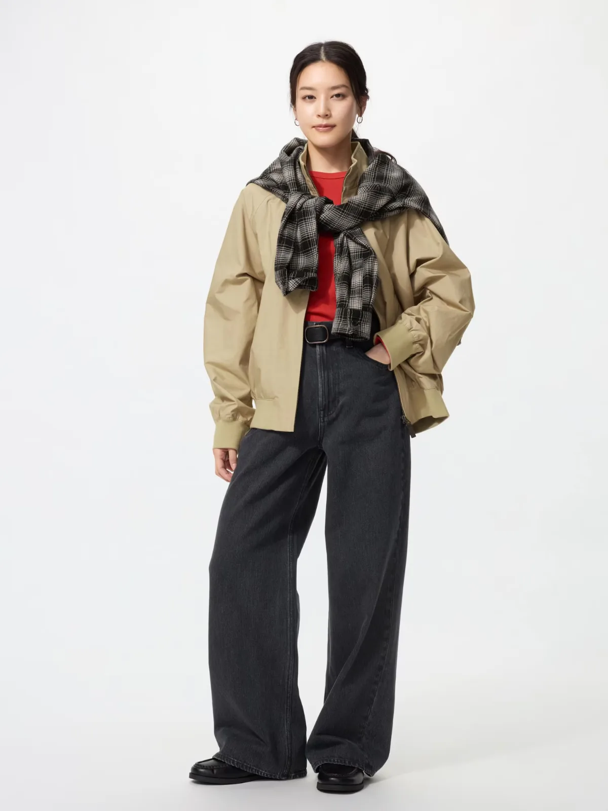 High Rise Wide Jeans by UNIQLO