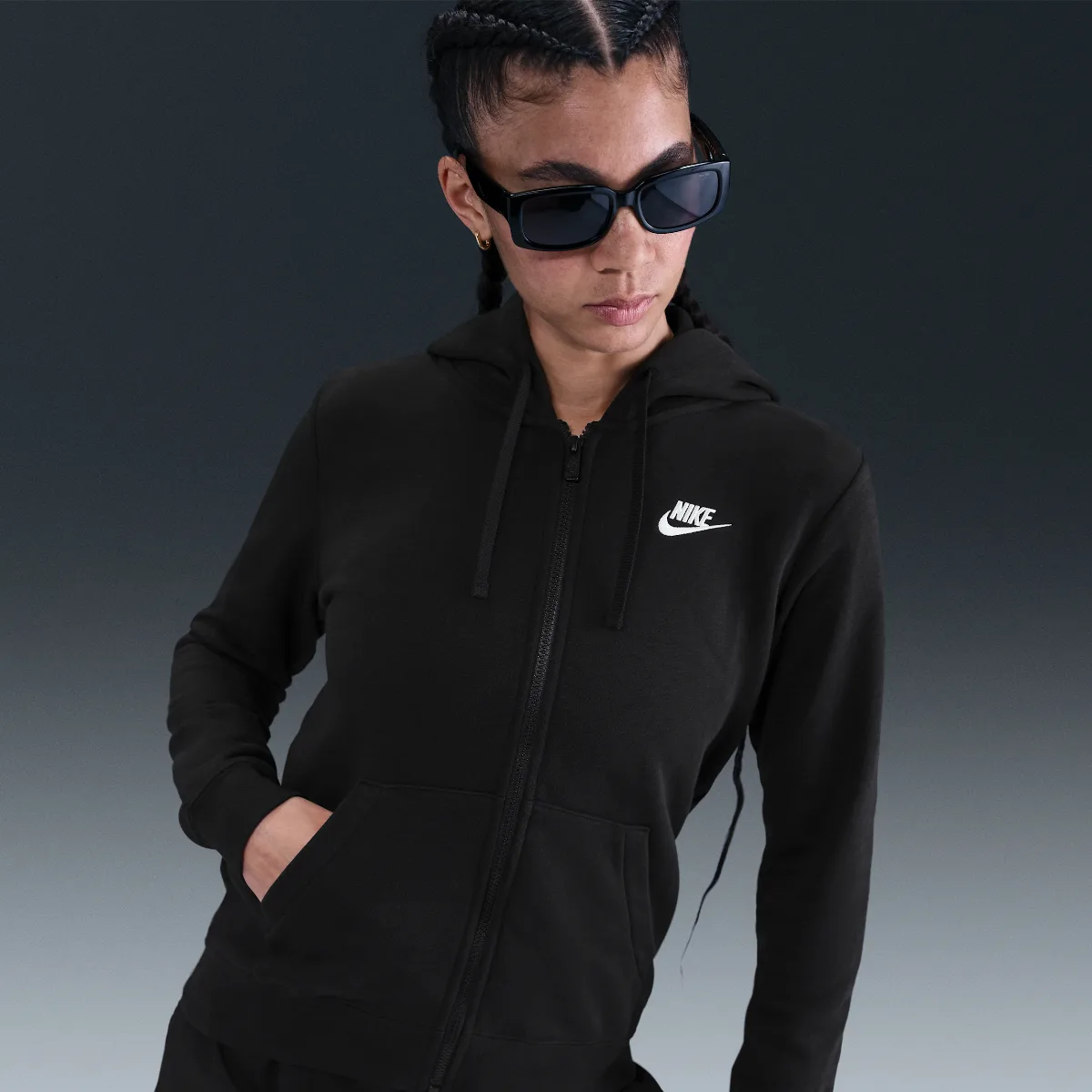 Nike Sportswear Club Fleece Full-Zip Hoodie by Nike