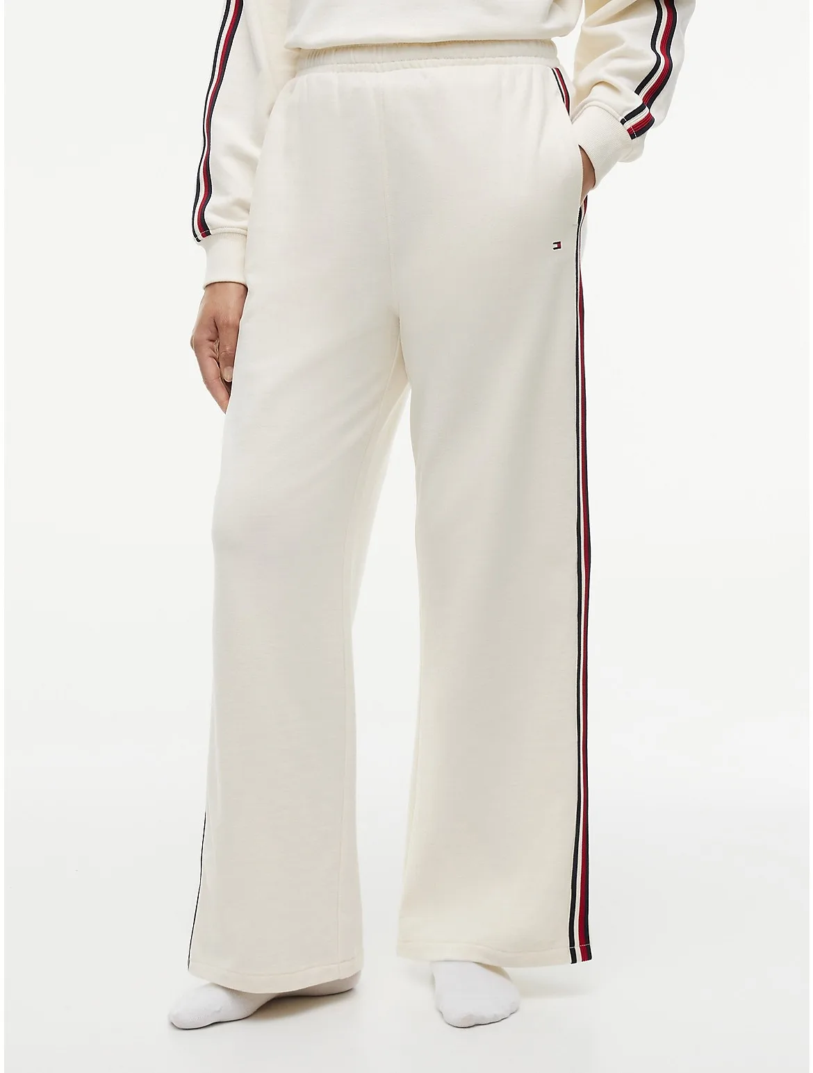 Signature Stripe Terry Sleep Pant by Tommy Hilfiger