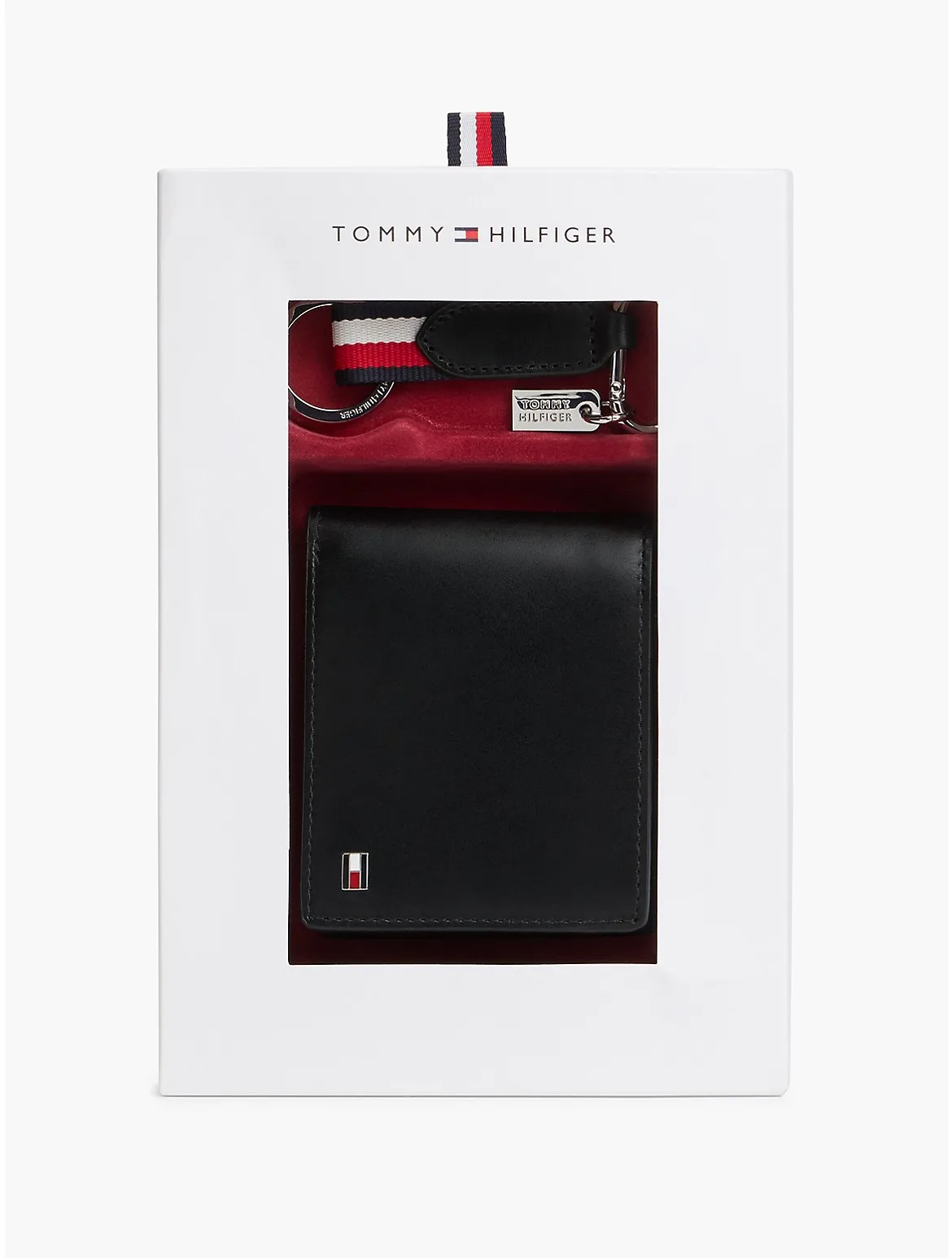 Leather Wallet & Keychain Gift Set