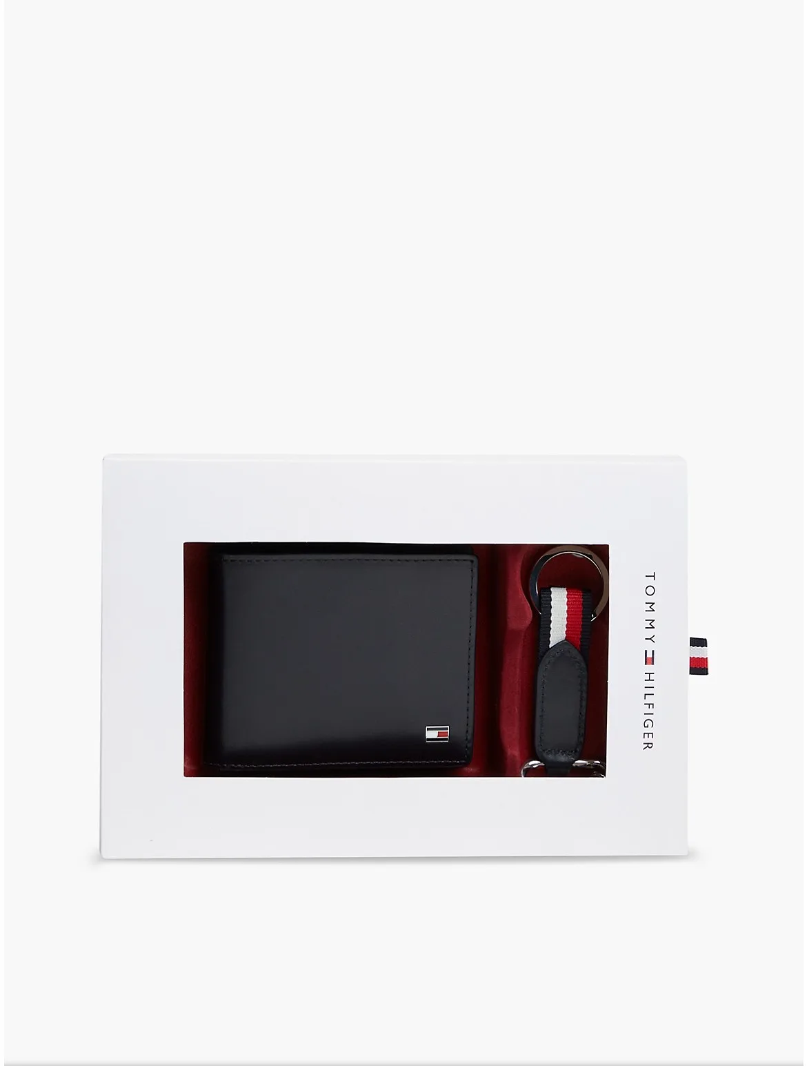 Leather Wallet & Keychain Gift Set