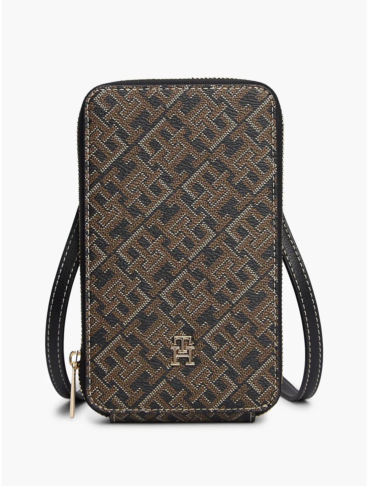 Monogram Print Phone Wallet by Tommy Hilfiger
