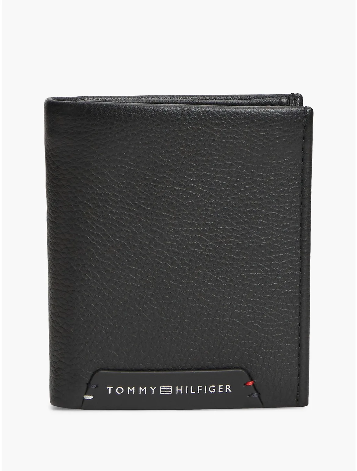 Pebbled Leather Trifold Wallet by Tommy Hilfiger