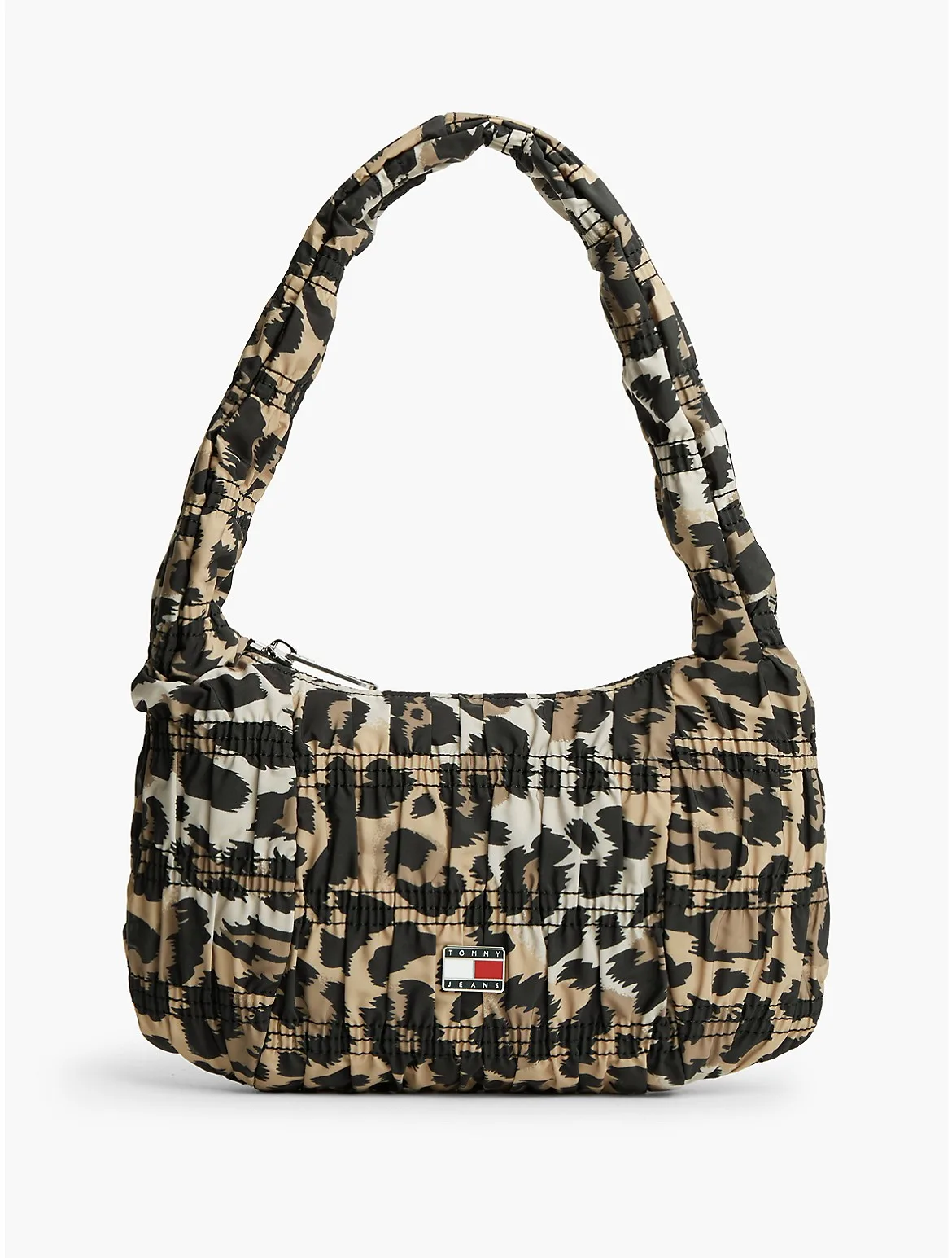 Tommy Jeans Ruched Leopard Print Bag by Tommy Hilfiger