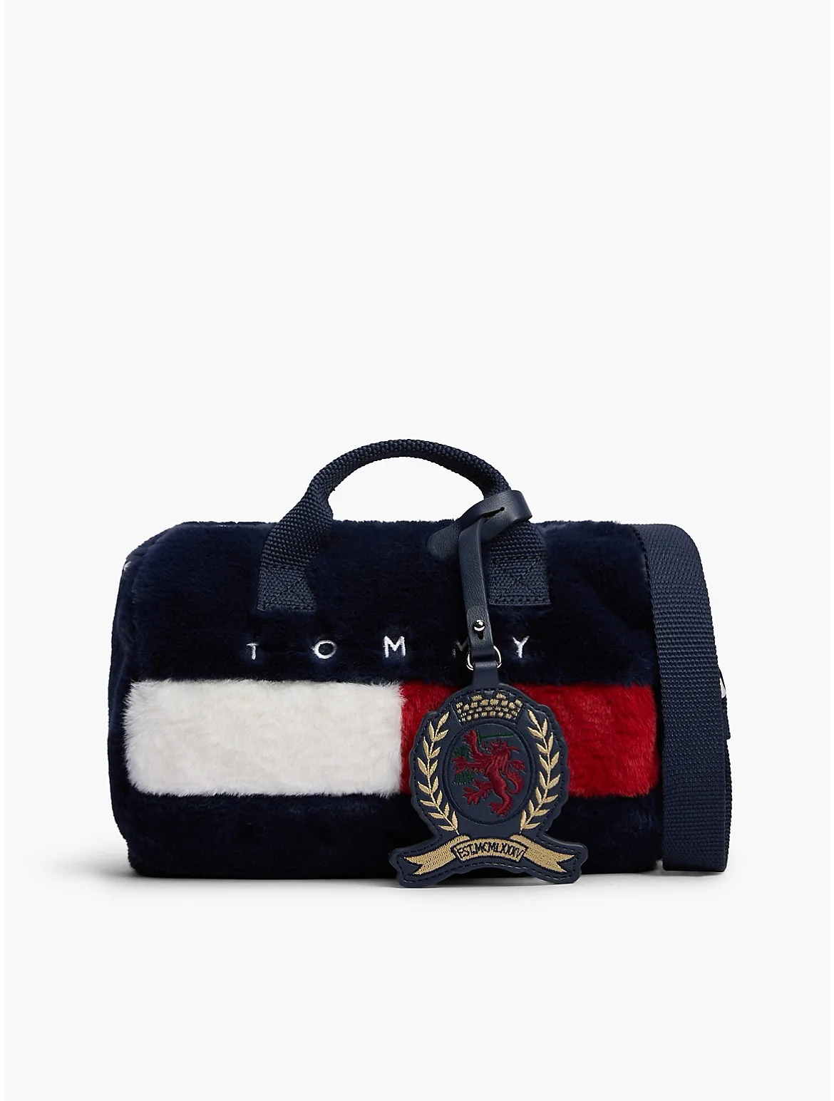 Tommy Jeans Faux Fur Micro Duffel Bag by Tommy Hilfiger