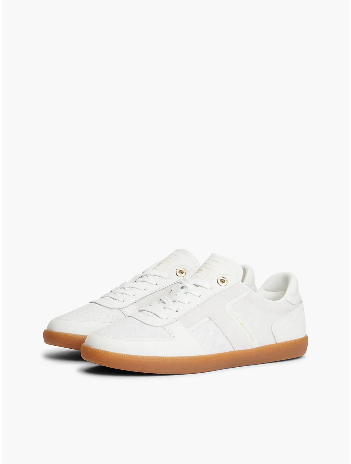 Tribeca Leather-Mix Skater Sneaker