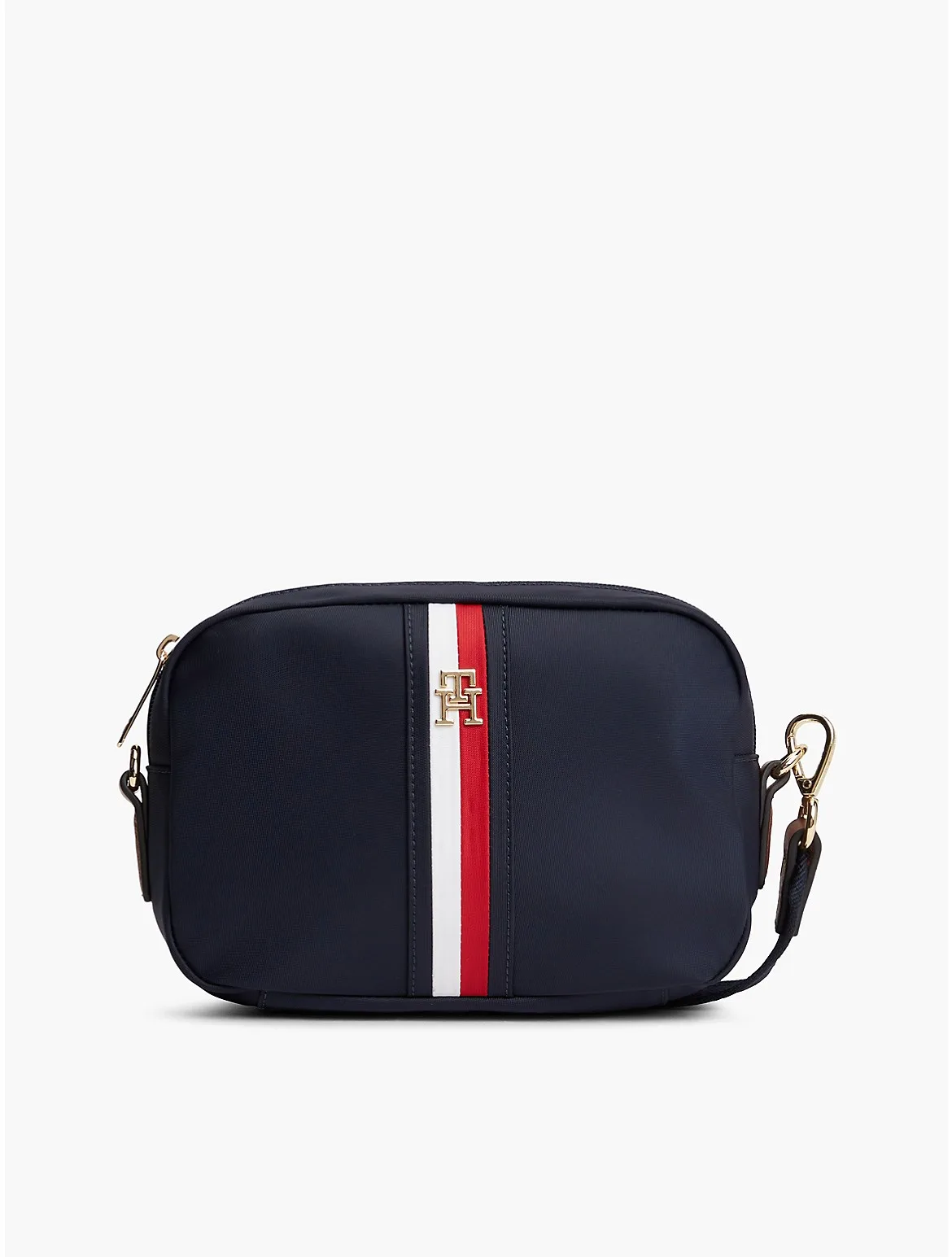 Monogram Signature Stripe Crossbody Bag by Tommy Hilfiger