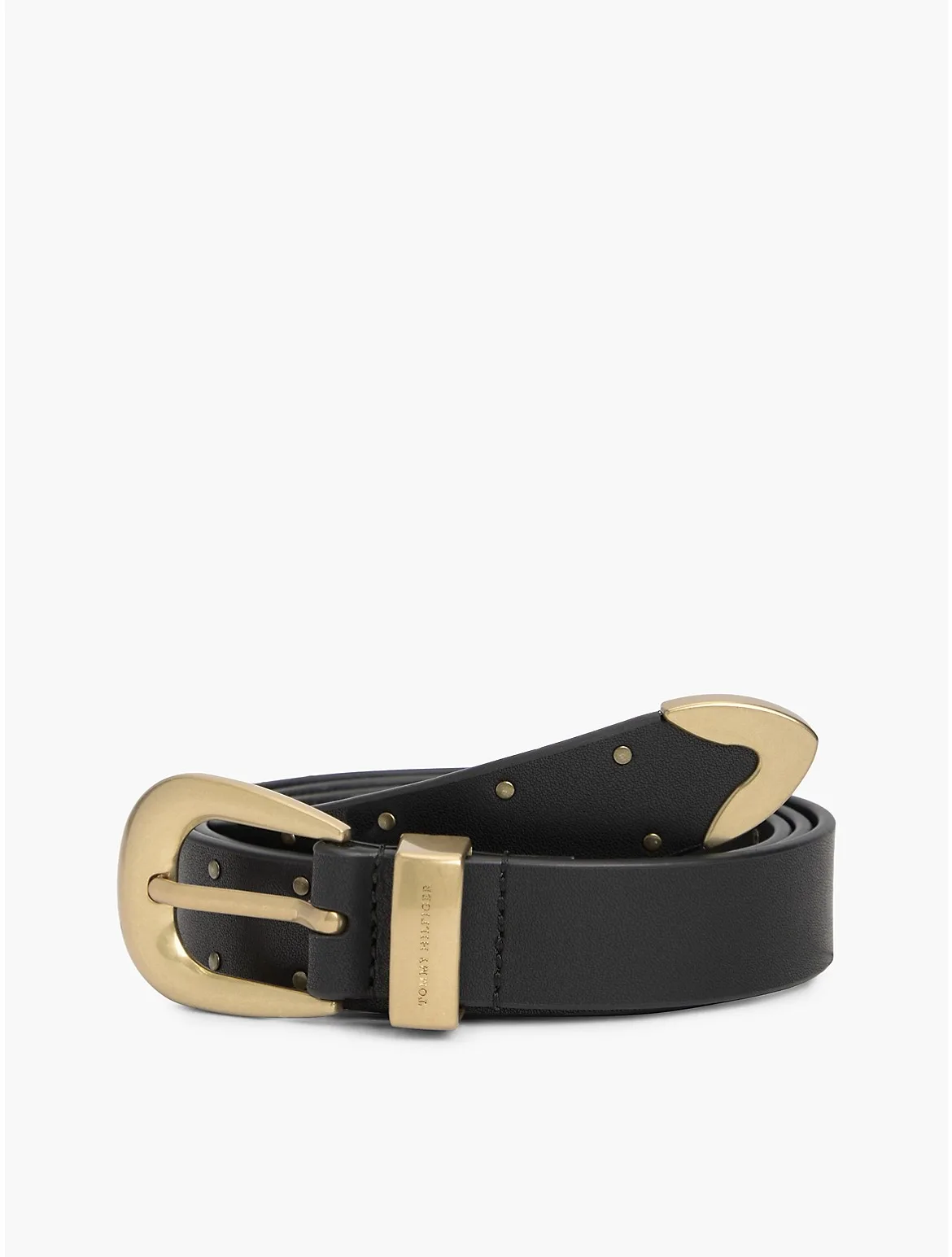 Leather Western Belt by Tommy Hilfiger