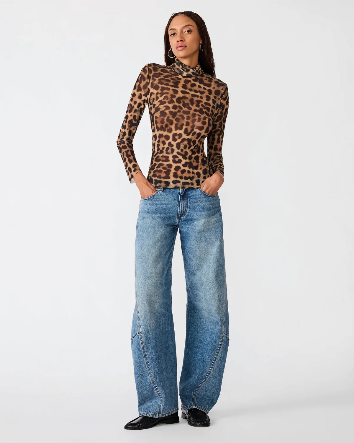 Teaghan Top Long Sleeve - Polyester/Elastane by Steve Madden