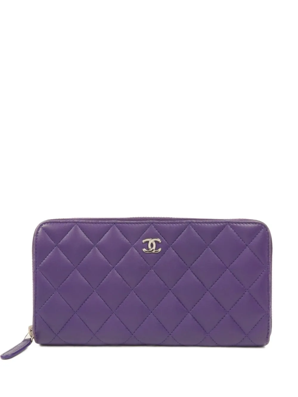 Quilted CC Zipped Wallet by CHANEL Pre-Owned