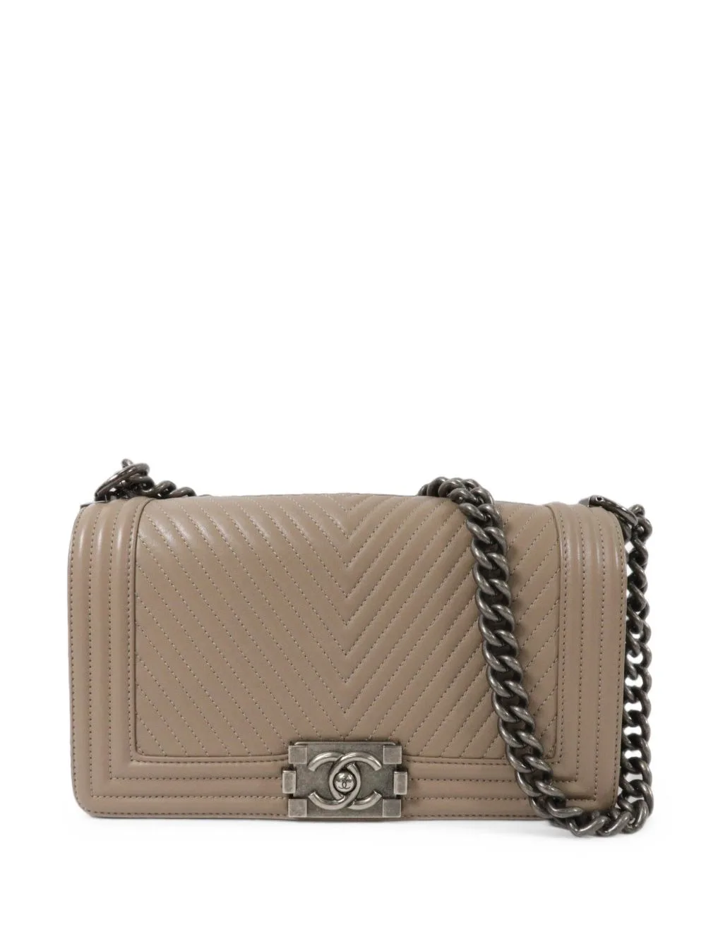 Boy Chevron Shoulder Bag by CHANEL Pre-Owned