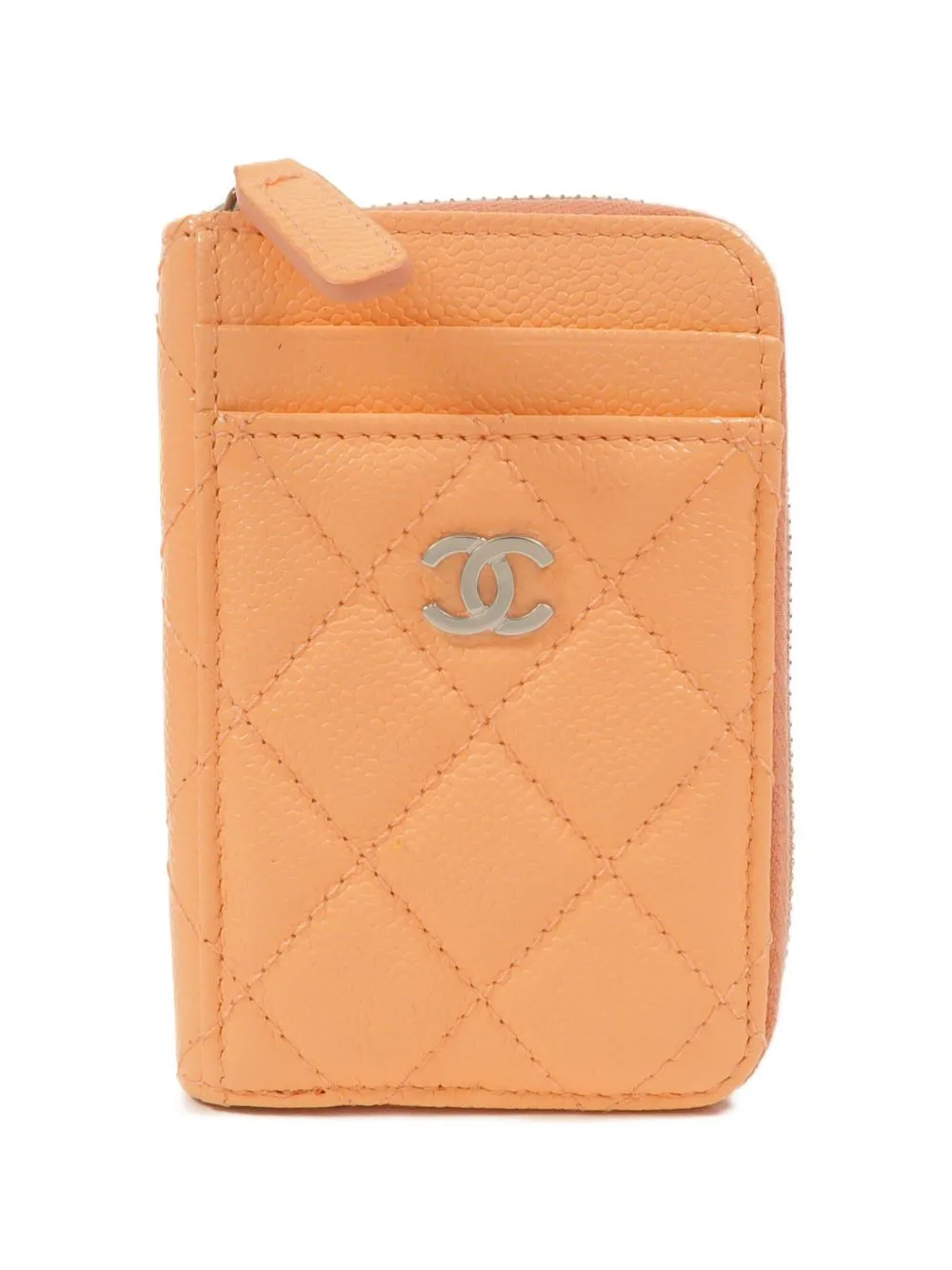 CC Diamond-Quilted Card Case by CHANEL Pre-Owned