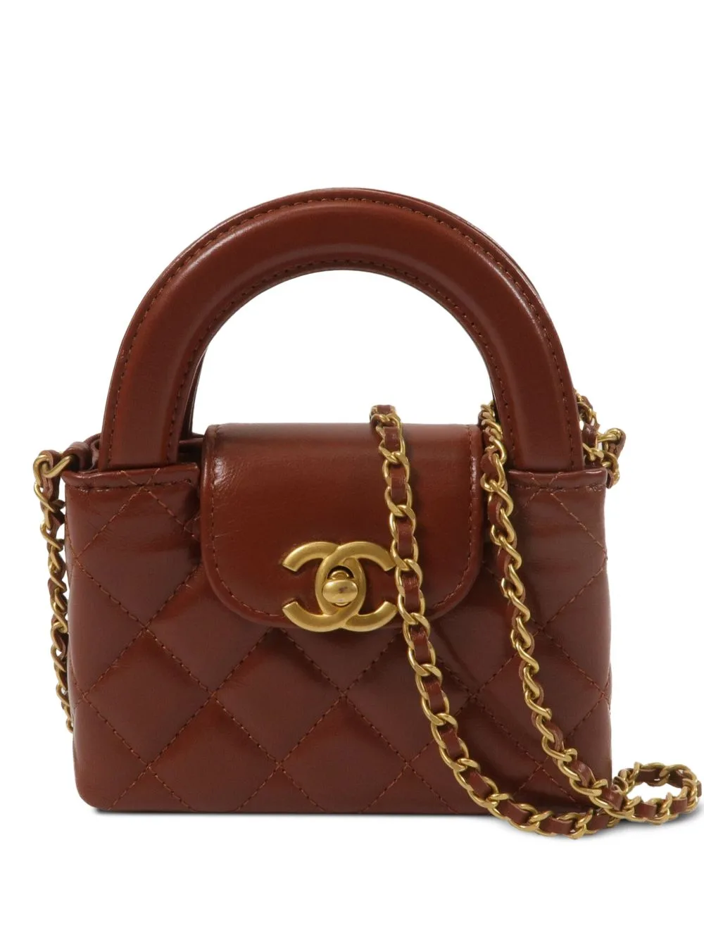 Nano Kelly CC Turn-Lock Shoulder Bag by CHANEL Pre-Owned