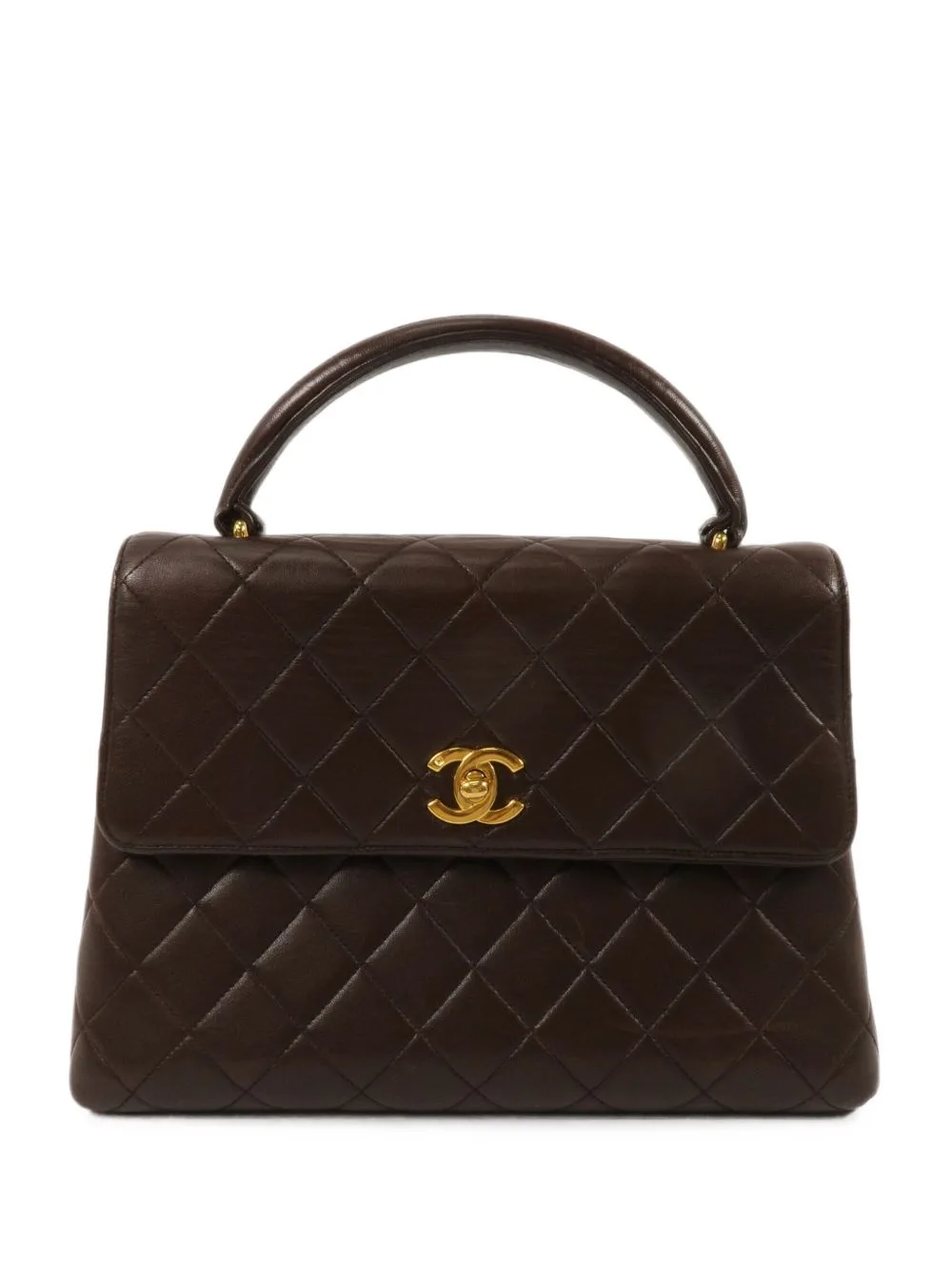 CC Turn-Lock Top Handle Tote Bag by CHANEL Pre-Owned
