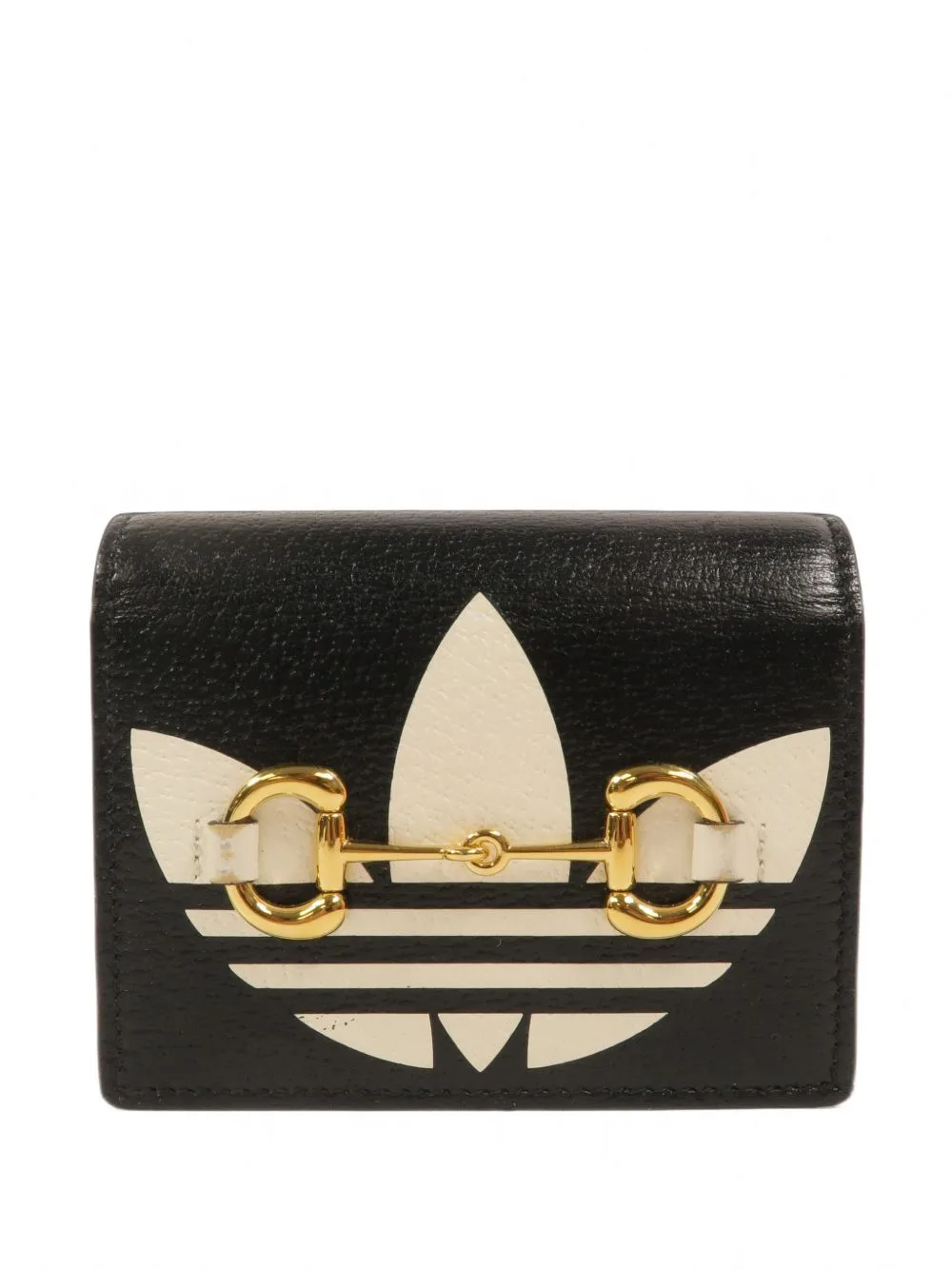 Gucci x Adidas Horsebit Logo-Print Wallet by Gucci Pre-Owned
