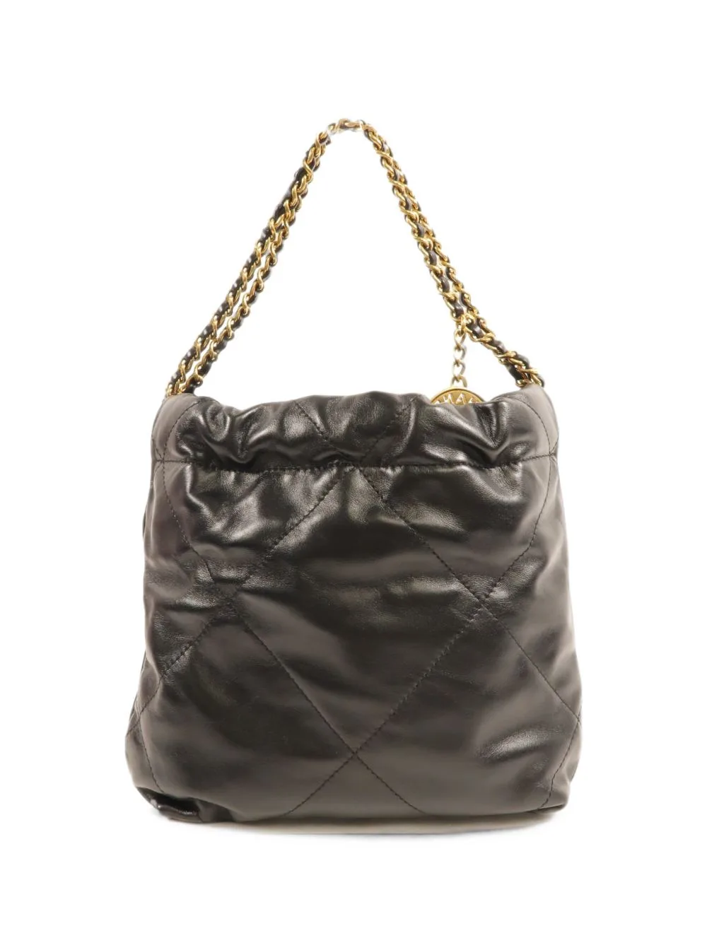 Small 22 Calf Leather Shoulder Bag by CHANEL Pre-Owned