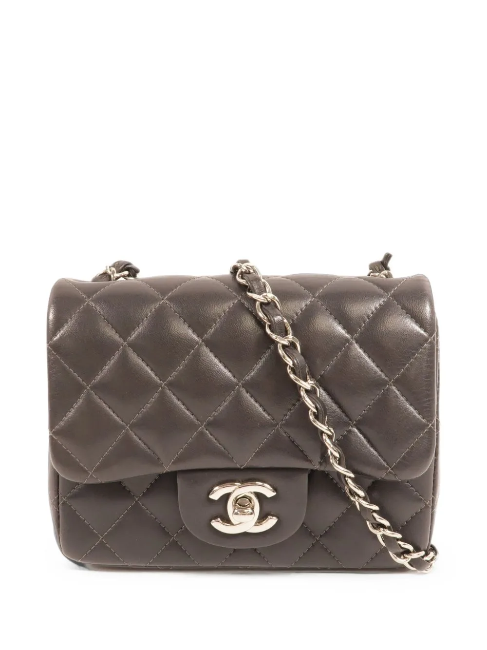 Mini Classic Leather Cross Body Bag by CHANEL Pre-Owned