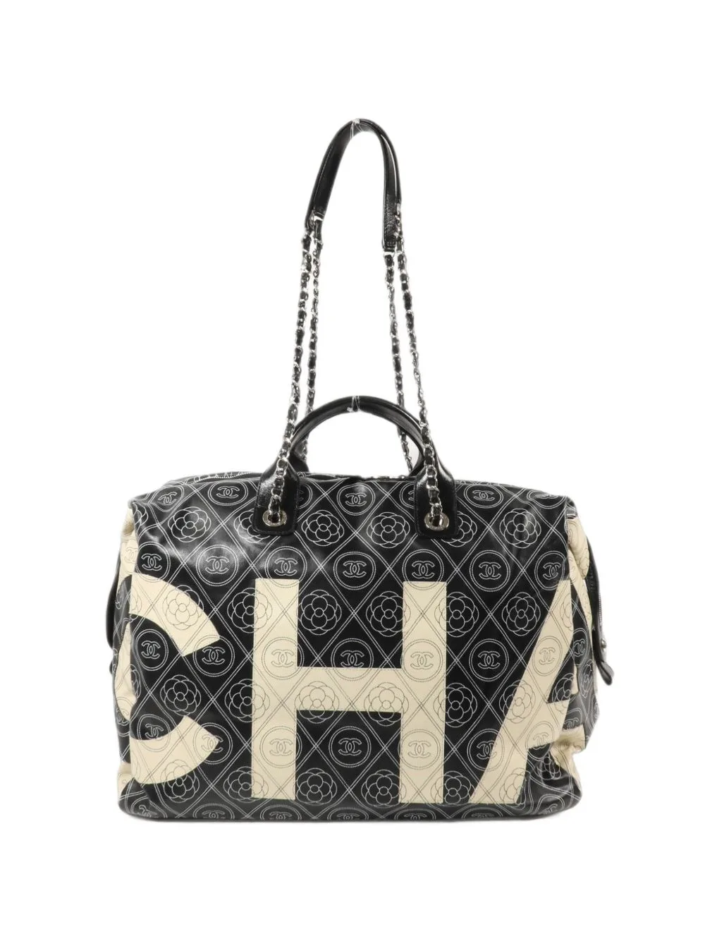 Maxi CC Camellia Tote Bag by CHANEL Pre-Owned