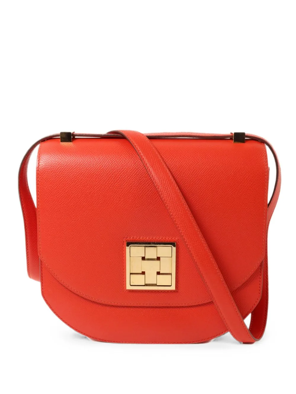 2019 Mosaique Au 24 Leather Shoulder Bag by Hermès Pre-Owned