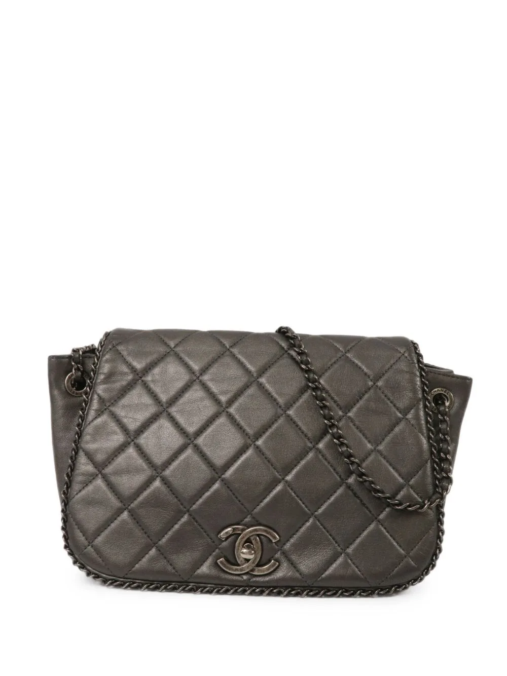 CC Quilted Chain Shoulder Bag by CHANEL Pre-Owned
