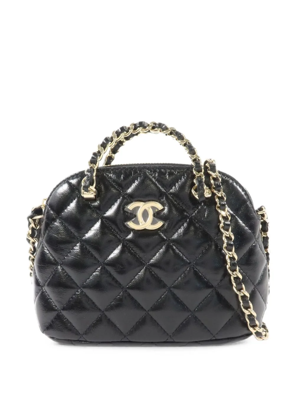 CC Dome Diamond-Quilted Shoulder Bag by CHANEL Pre-Owned