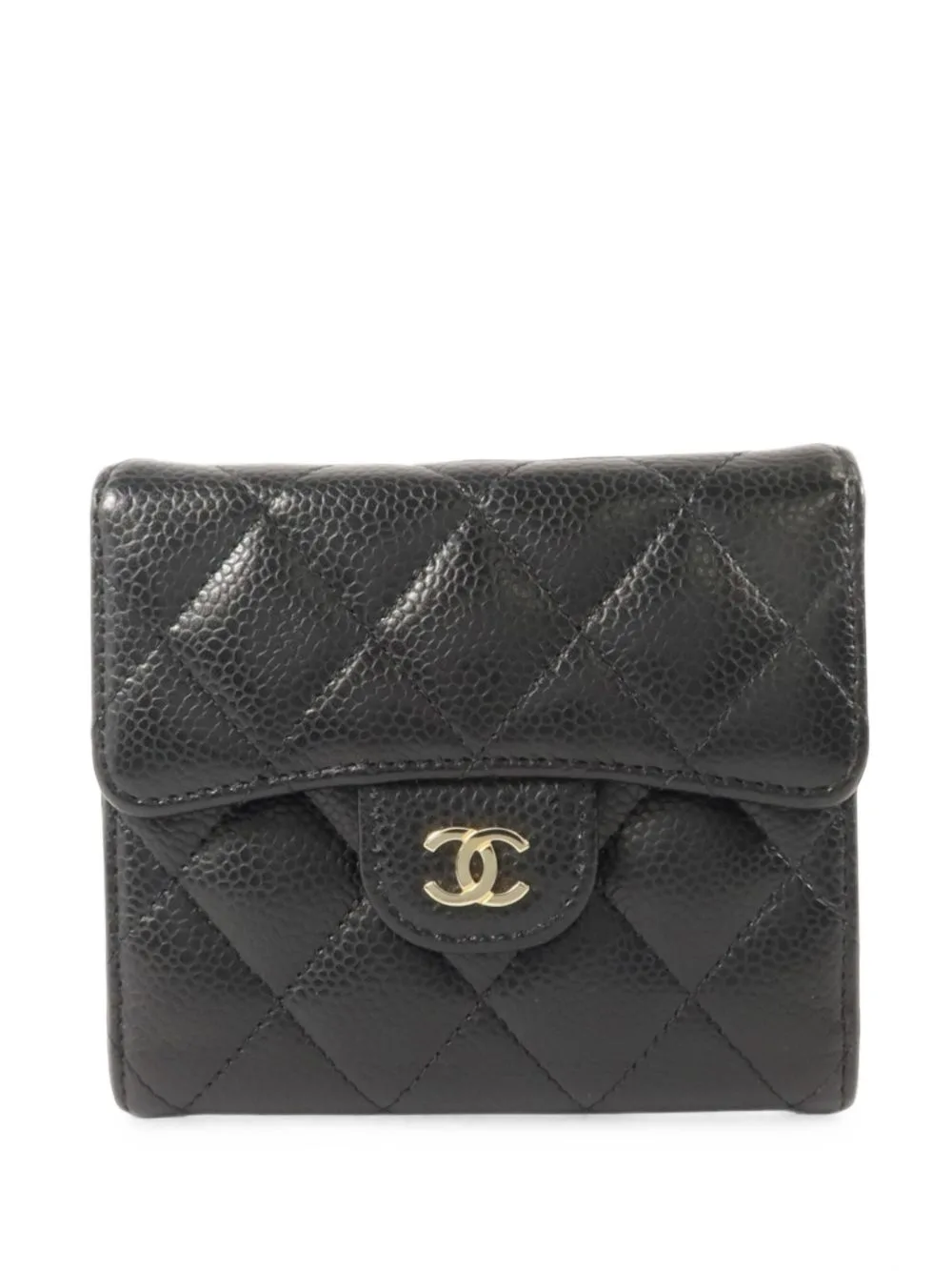 Quilted CC Flap Wallet by CHANEL Pre-Owned