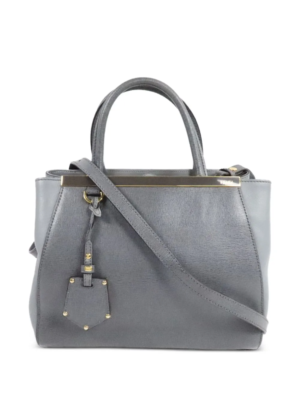 2 Jours Leather Tote Bag by Fendi Pre-Owned