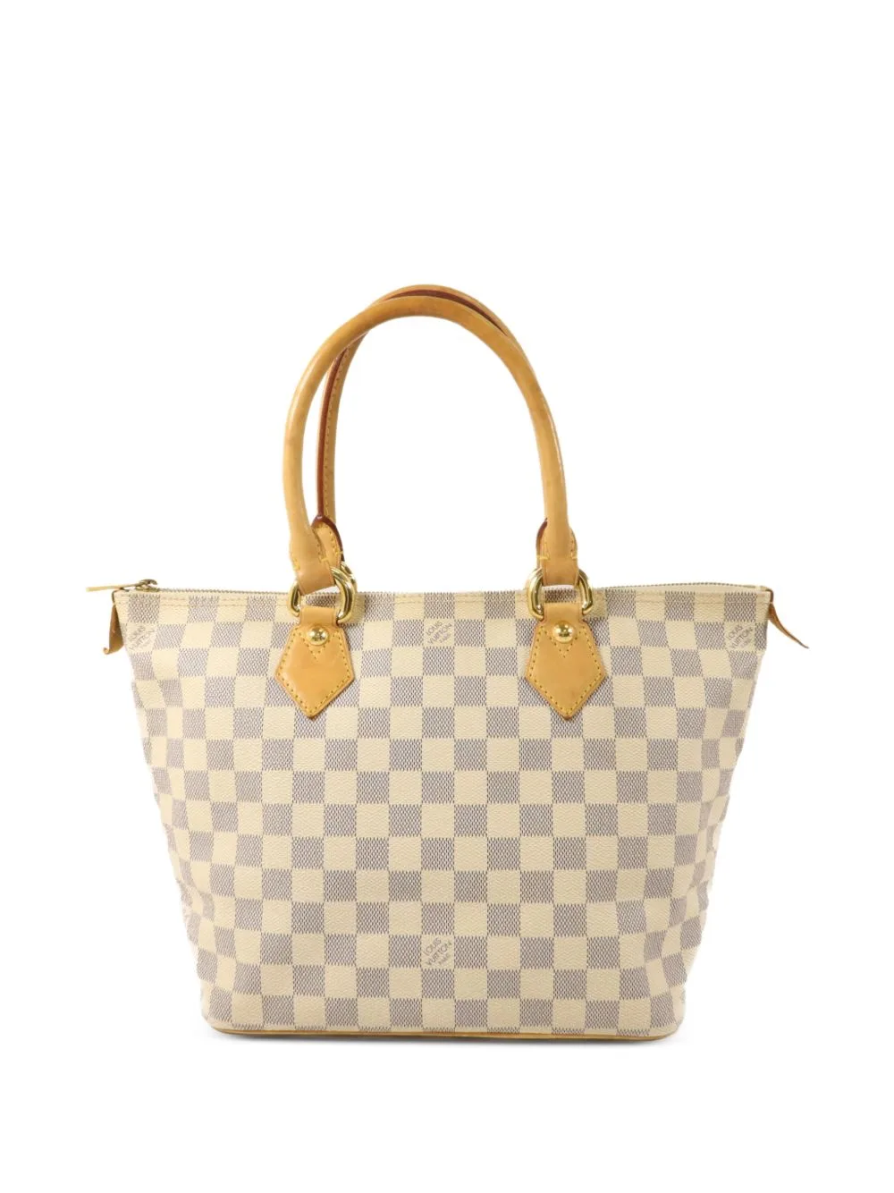 Damier Azur Saleya PM Tote Bag by Louis Vuitton Pre-Owned