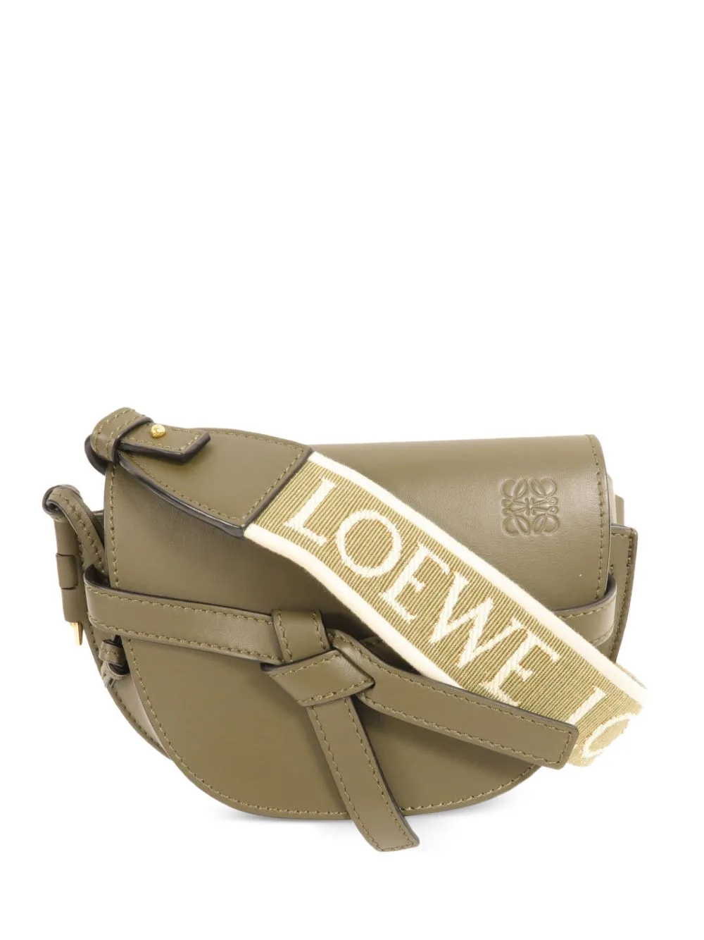Mini Gate Leather Shoulder Bag by Loewe Pre-Owned