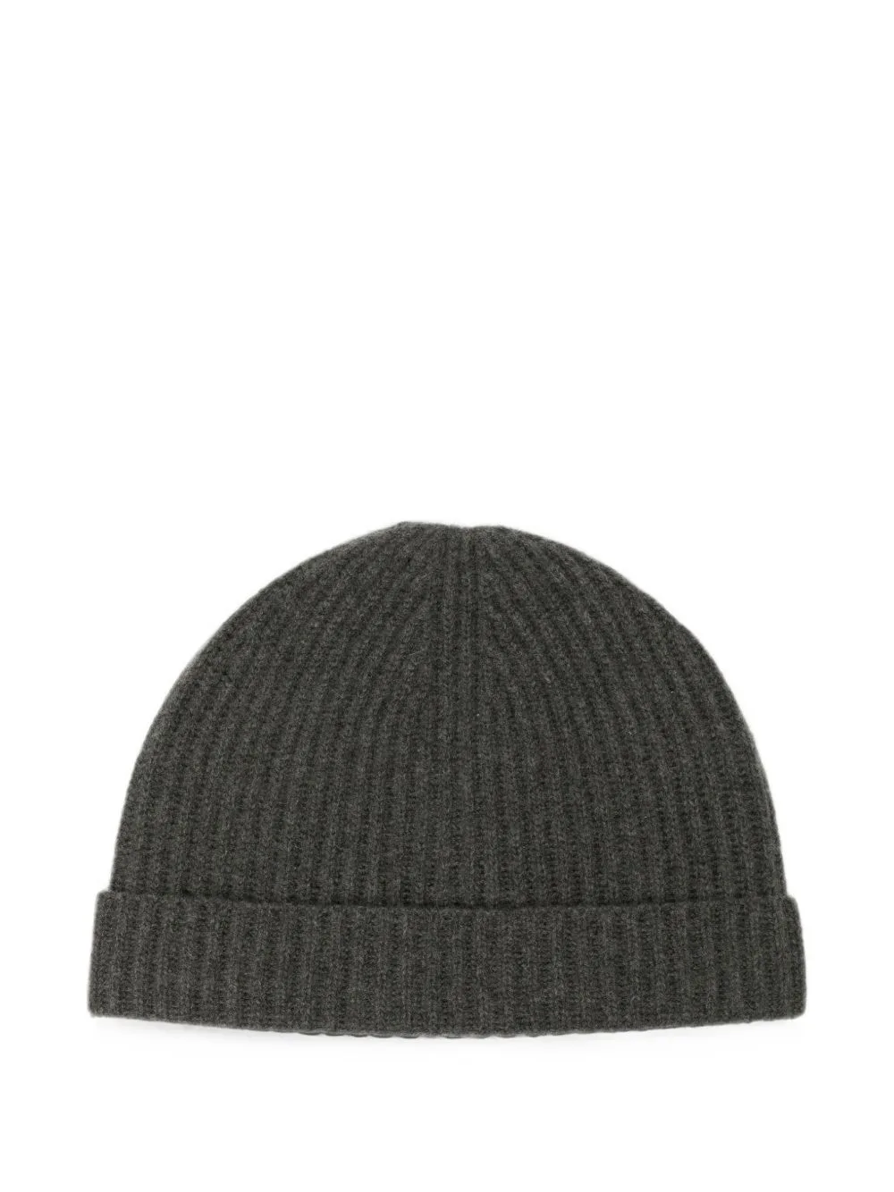 Ribbed-Knit Beanie Hat by N.Peal