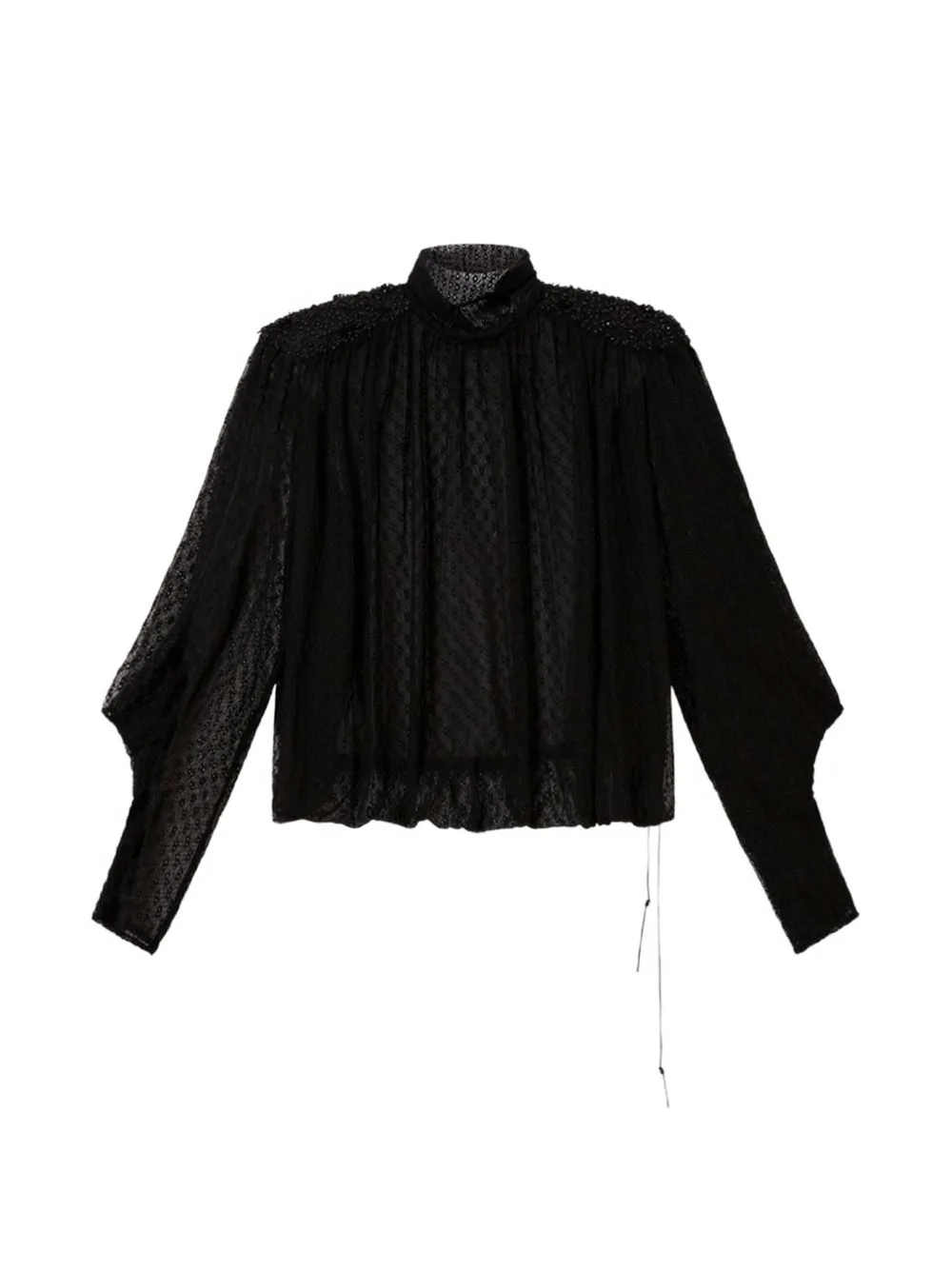Oeste Embroidered Plumetis Lace Blouse by ISABEL MARANT
