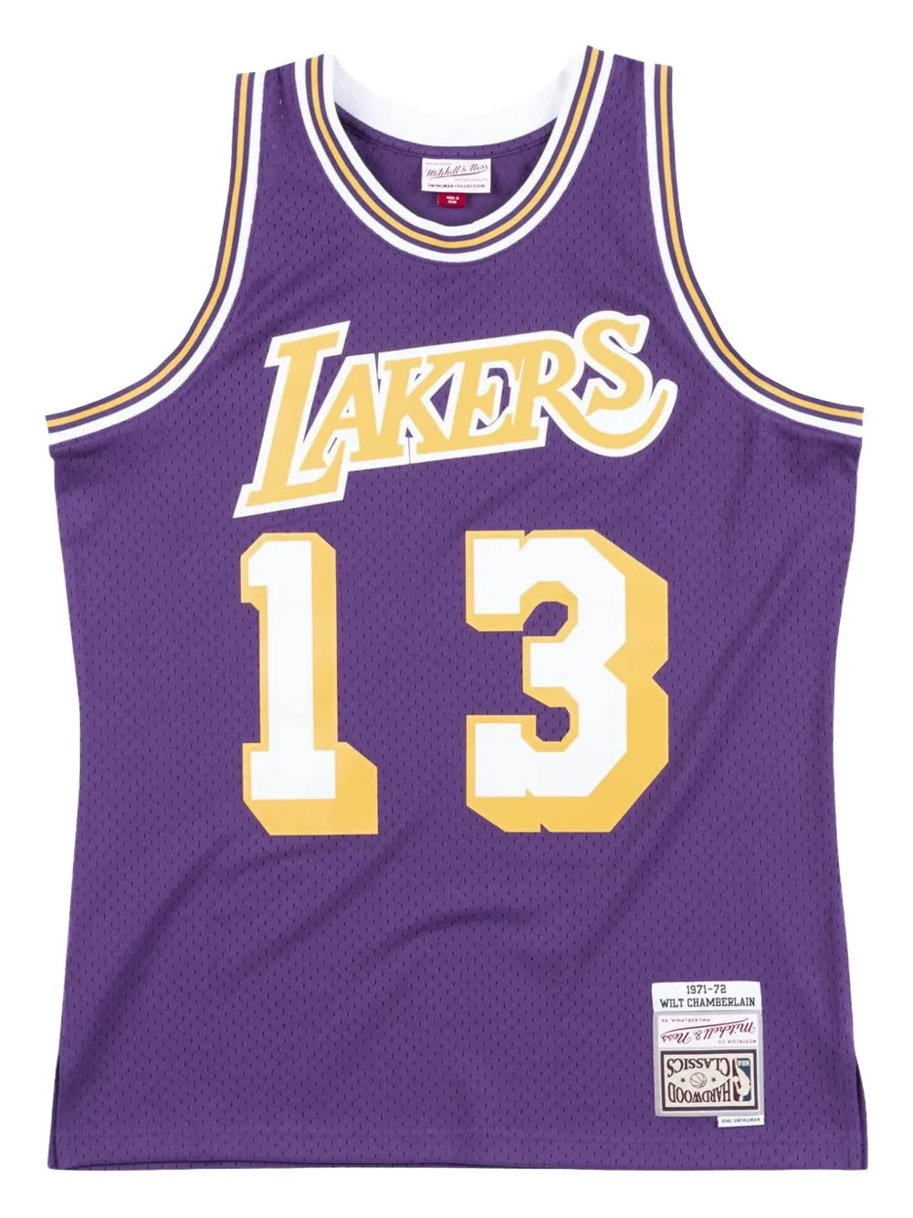 Mitchell & Ness x NBA LA Lakers 71-72 Wilt Chamberlain Swingman Tank Top by Mitchell & Ness
