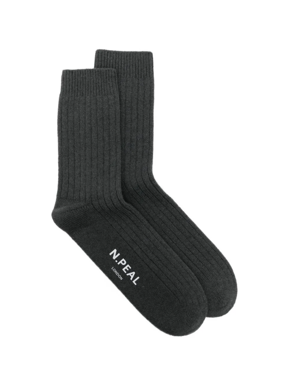 Ribbed House Socks by N.Peal
