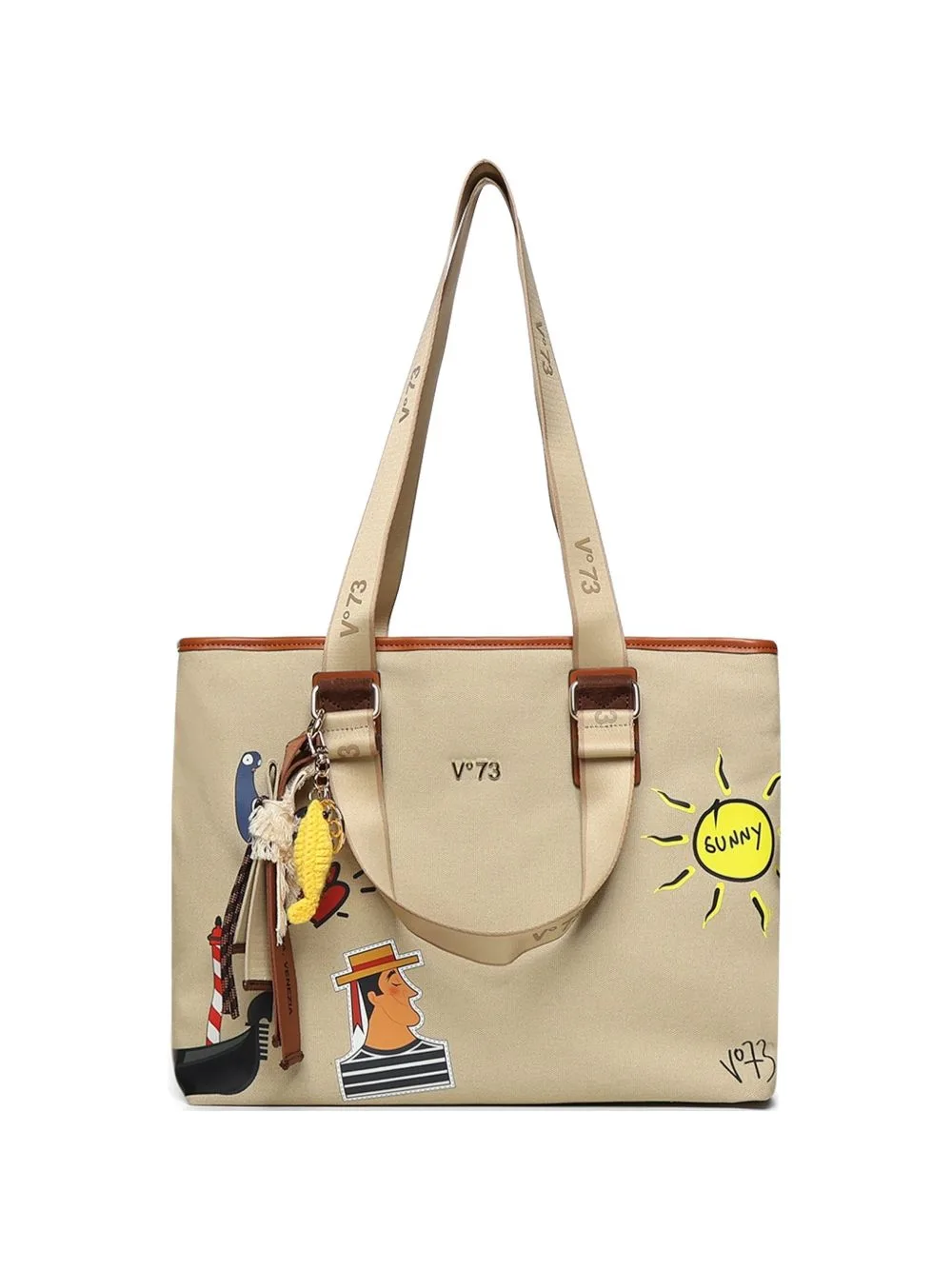 Printed Shoulder Bag by V°73