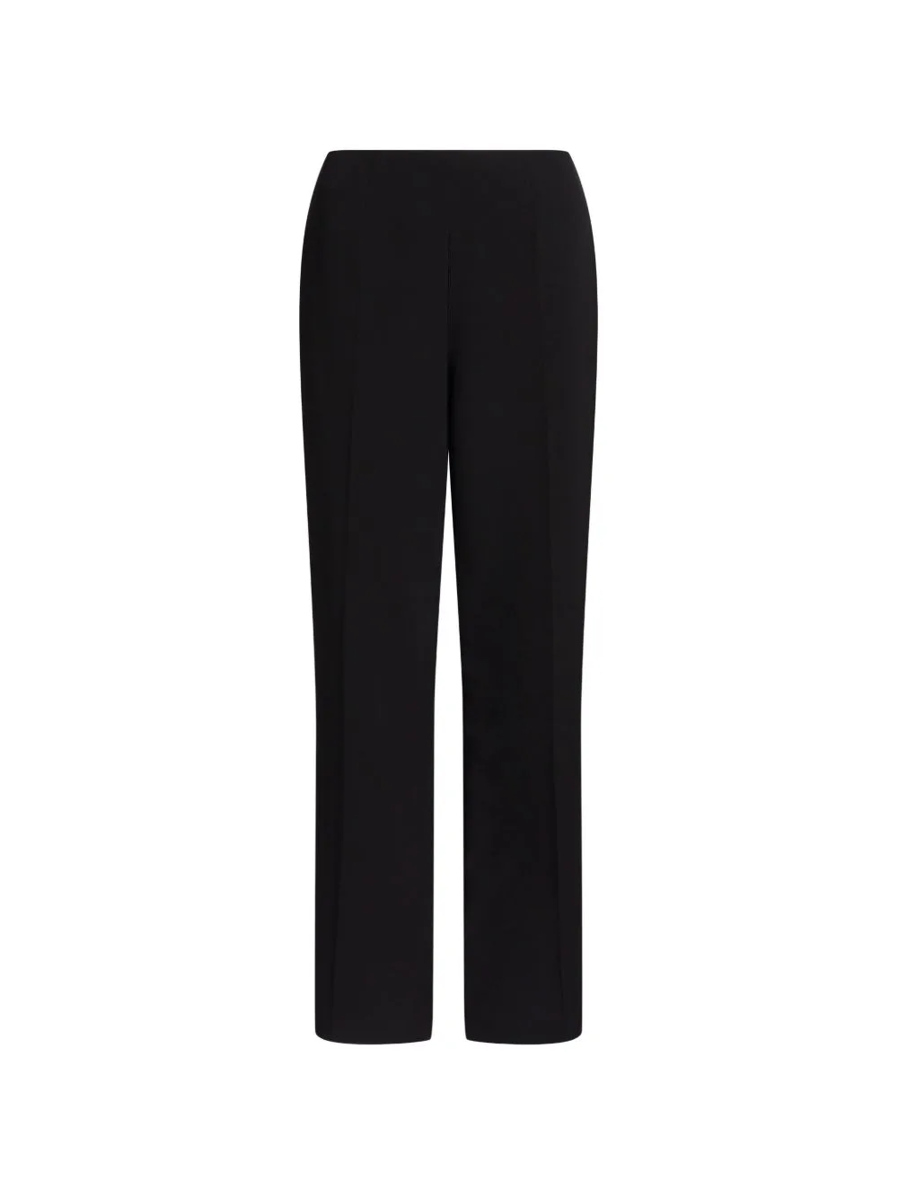 Pressed-Crease Straight-Leg Trousers by Alberta Ferretti