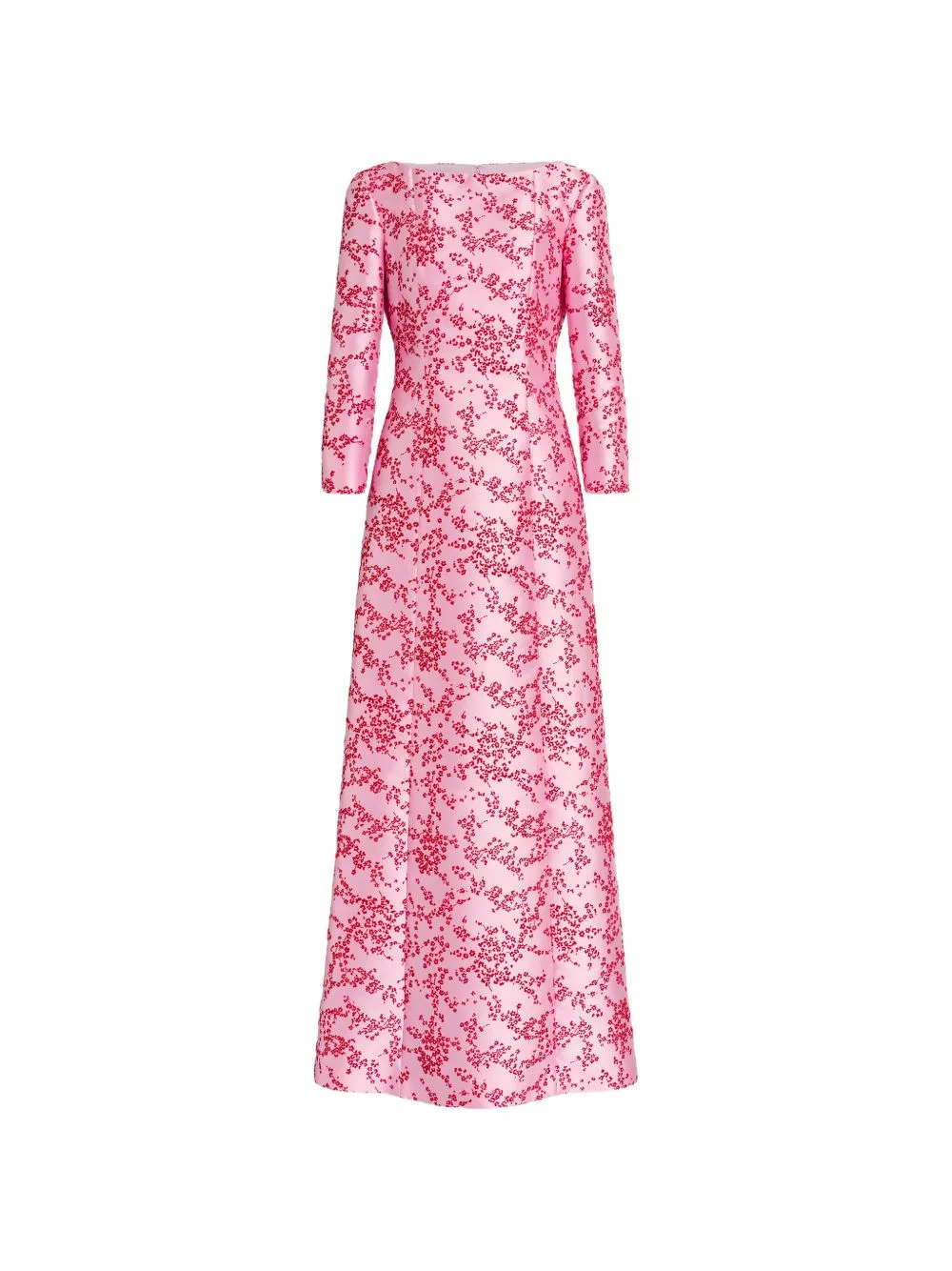 Floral-Pattern Maxi Dress by Alberta Ferretti