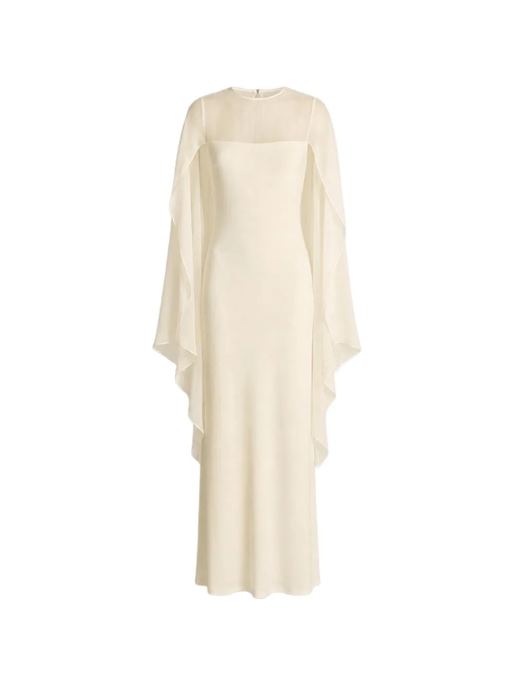 Sheer Overlay Maxi Dress by Alberta Ferretti