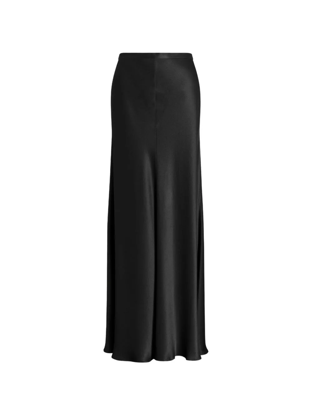 High-Waisted Satin Skirt by Alberta Ferretti