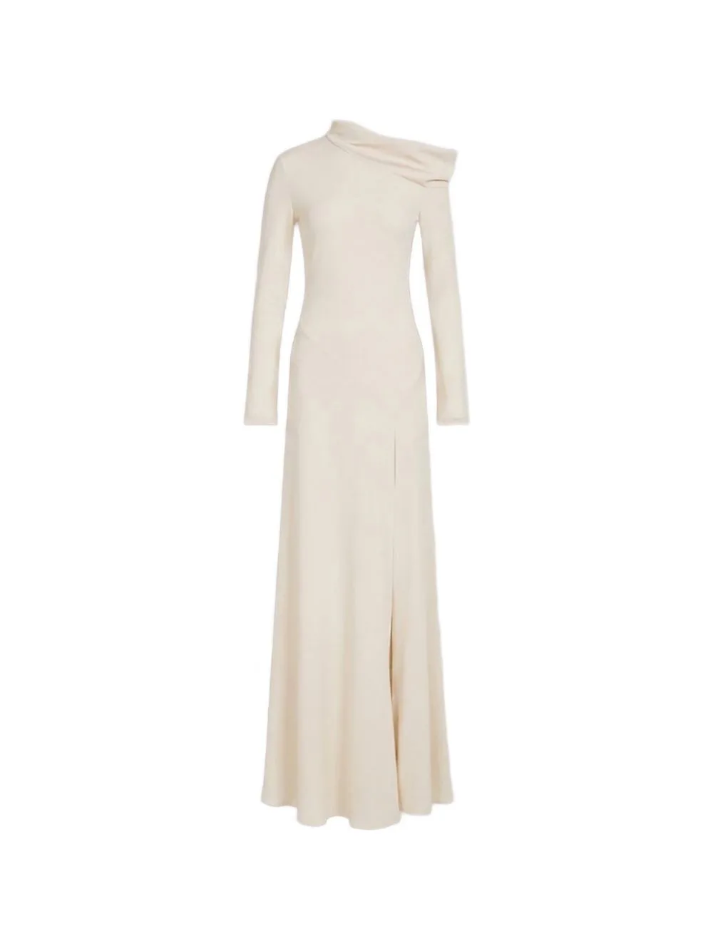 Off-Shoulder Side-Slit Maxi Dress by Alberta Ferretti