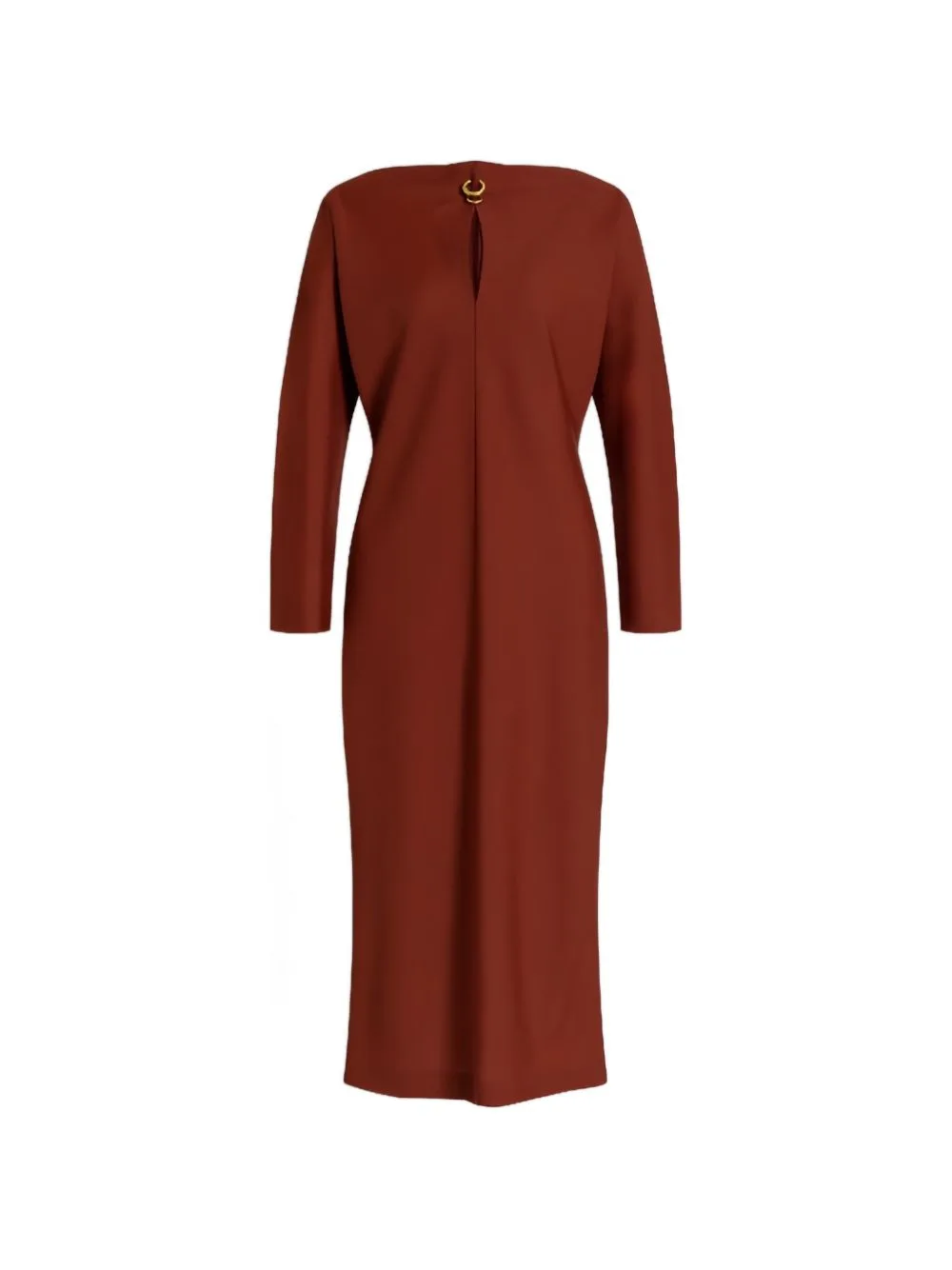Cutout Ring-Detail Dress by Alberta Ferretti