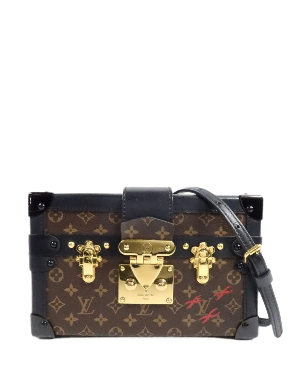 Petite Malle Monogram Shoulder Bag by Louis Vuitton Pre-Owned