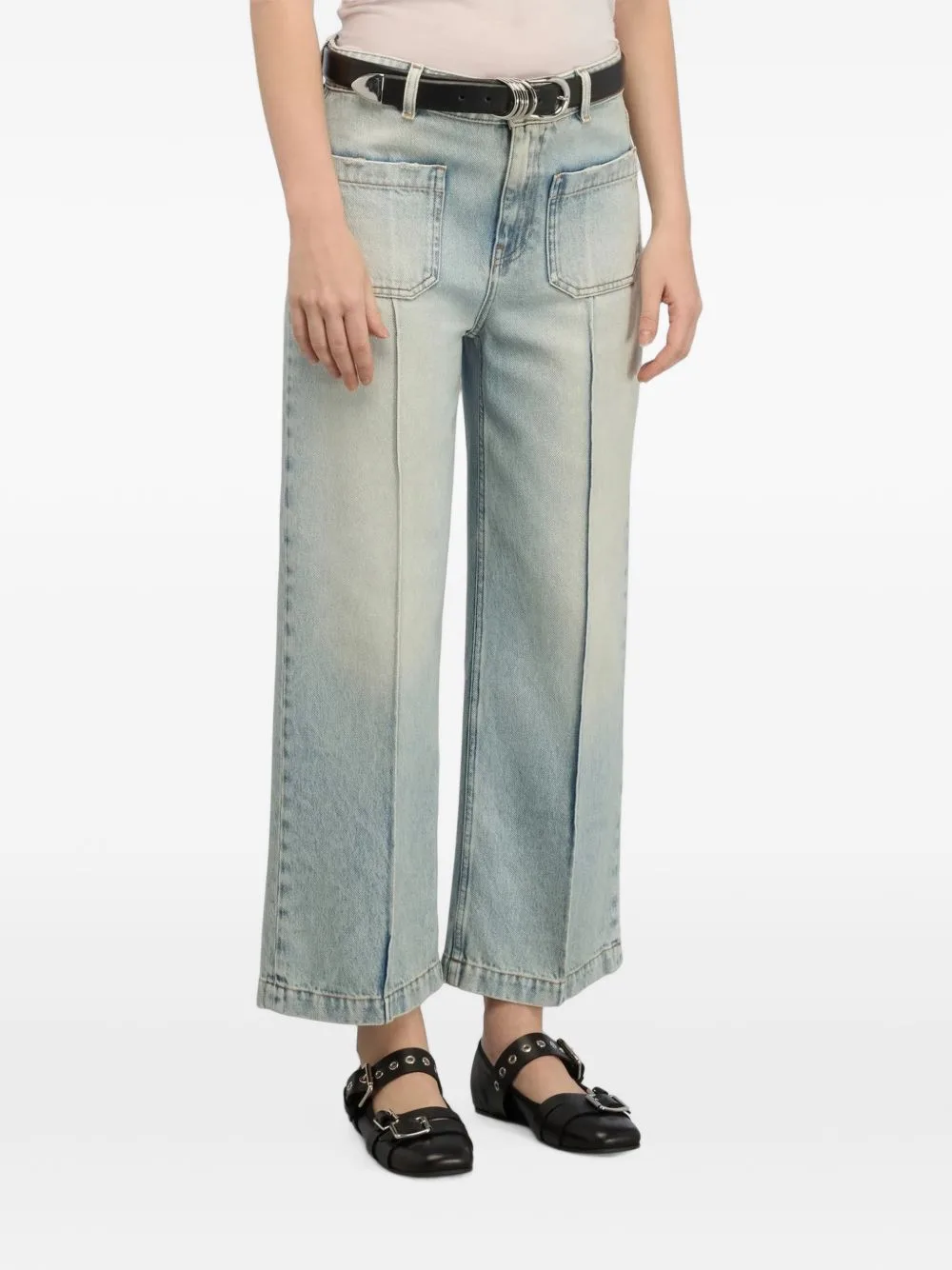 Lola Panelled Jeans by Semicouture