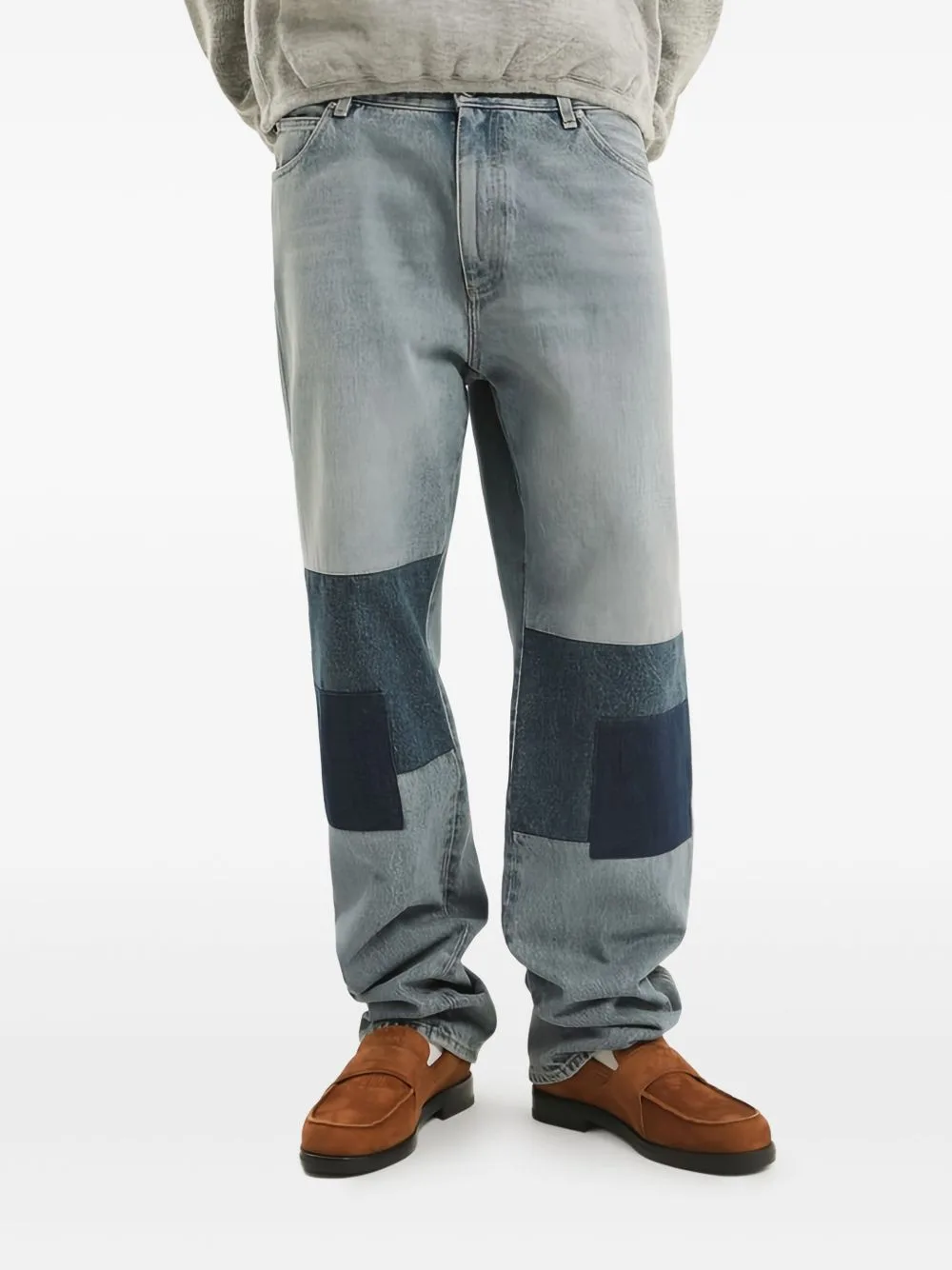 Patchwork Regular Jeans by 1989 STUDIO