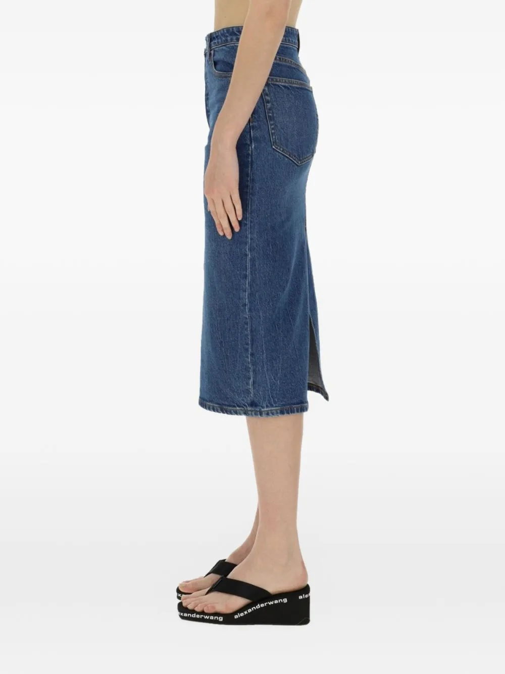Pencil Denim Skirt by alexanderwang.t