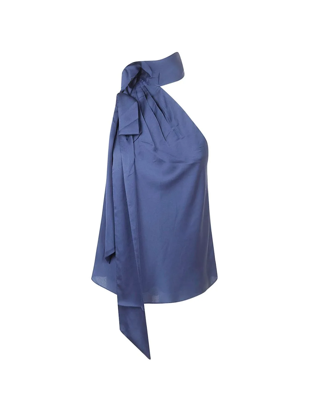 Charmeuse Tie Neck Blouse by Lauren Ralph Lauren