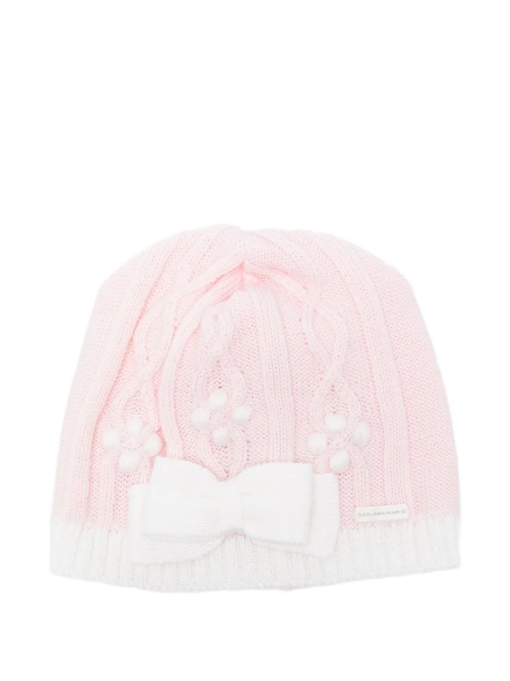 Bow-Detail Beanie Hat by Colorichiari