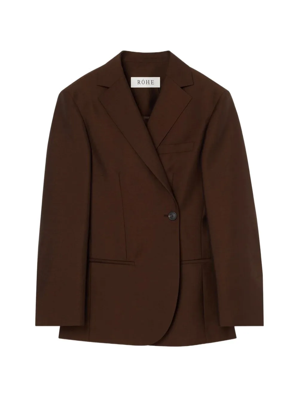 Piqué Overlap Suit Jacket by Róhe