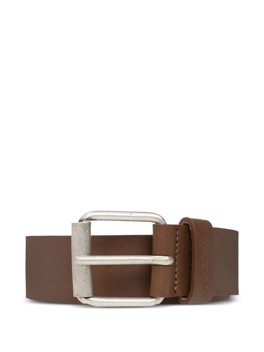 Script Logo-Debossed Leather Belt by Carhartt WIP