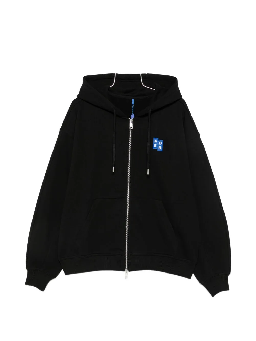 Logo-Patch Zip-Up Hoodie by Ader Error