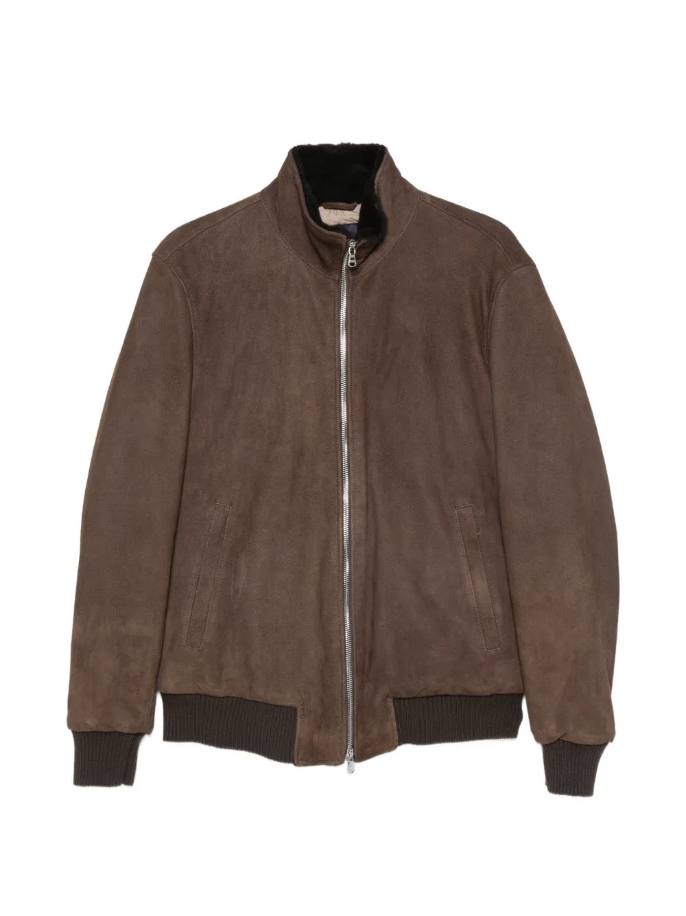 Shearling-Lined Suede Jacket